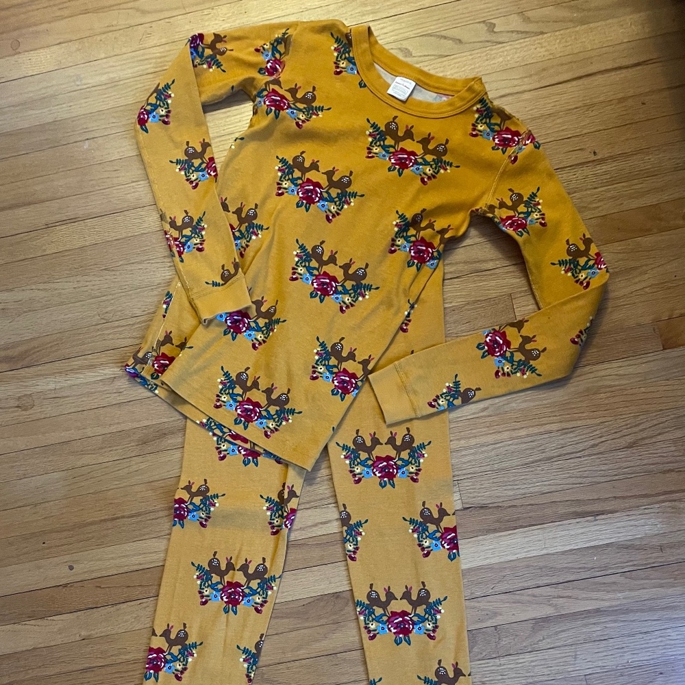 Hanna Anderson girl 2pc pajamas. Size 14